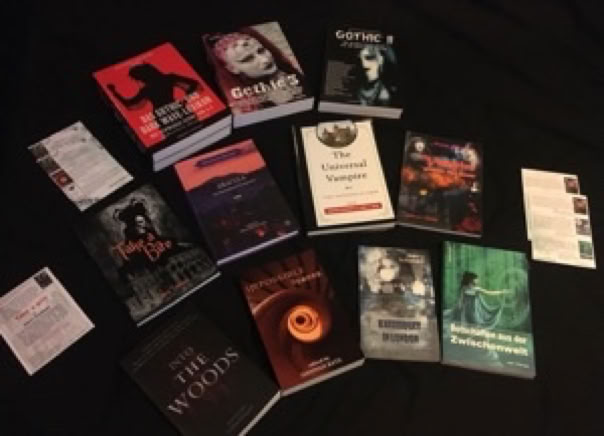 image showing a number of books that author Nancy Schumann contributed to